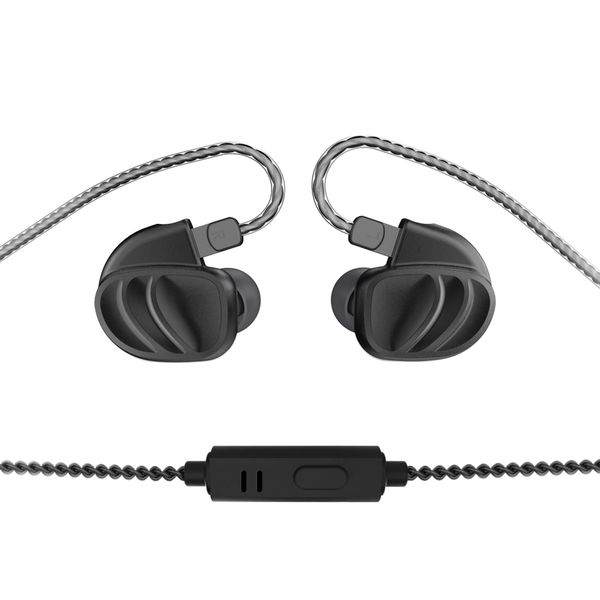 

2ba + 2dd earphones hybrid technology hifi bass earbuds sport headphones