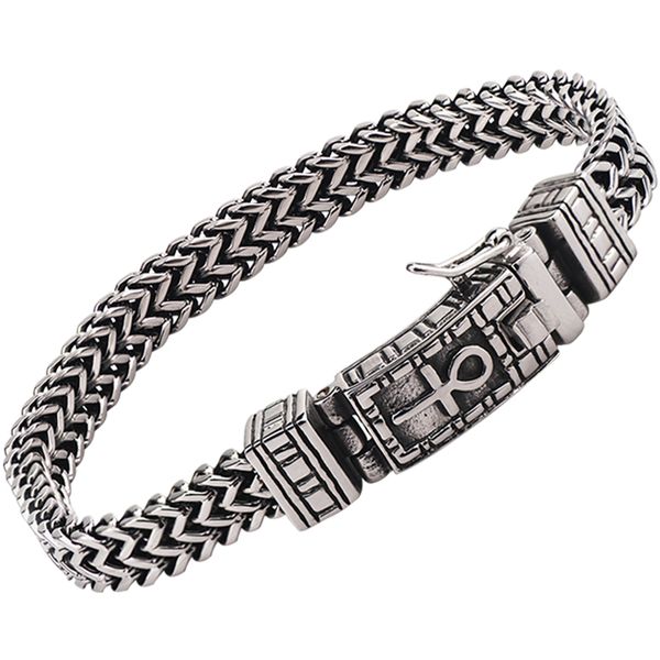 

horus bracelet for men stainless steel fashion jewelry, Black