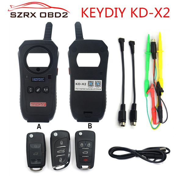 

no token keydiy kd-x2 remote maker unlocker kd x2 generator-transponder cloning device with 96bit 48 transponder copy function