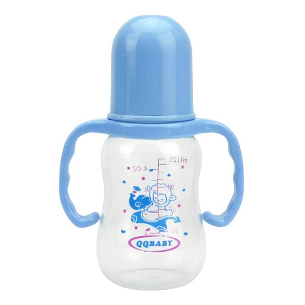 

125ml baby feeding bottle infant product sippy cup feeder milk water baby bottle with handle kids cup for newborn