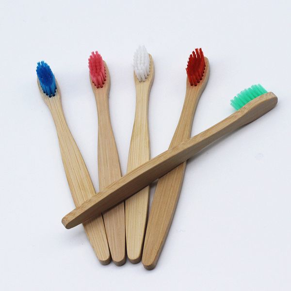 

Kid Bamboo Toothbrush Eco Bamboo уголь Зубная щетка Мягкий нейлон Capitellum Бамбуковые зубные щетки