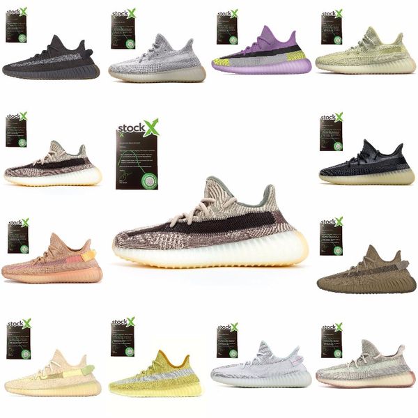 

kanye west static running shoes new israfil cinder desert sage earth tail light zebra womens mens trainers sneakers size 13 luxky j#006488