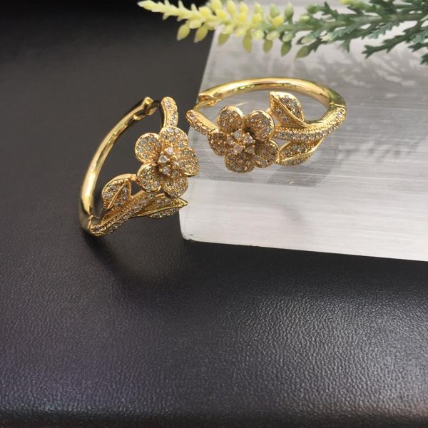 

Lanyika Fashion Jewelry Blossoming Artistical Exquisite Exquisite Micro Plated Party Romantic Earrings Banquet Daily Best Gift, Golden;silver
