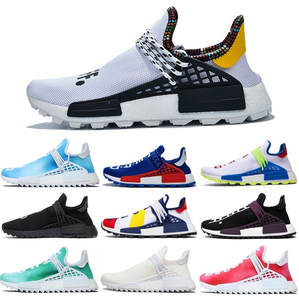 

NMD Human Race Mens Running Shoes Nerd Black Pharrell Williams Sample Yellow Core Sport Creme nerd Digijack Pack Women Sneakers 36-47