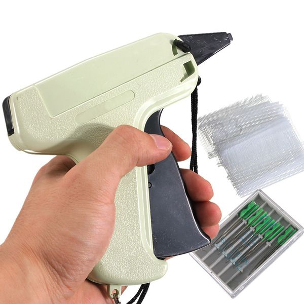 

clothes garment price label tagging machine + 1000 plastic tag pins + 5 needles fast labeling price tagging gun