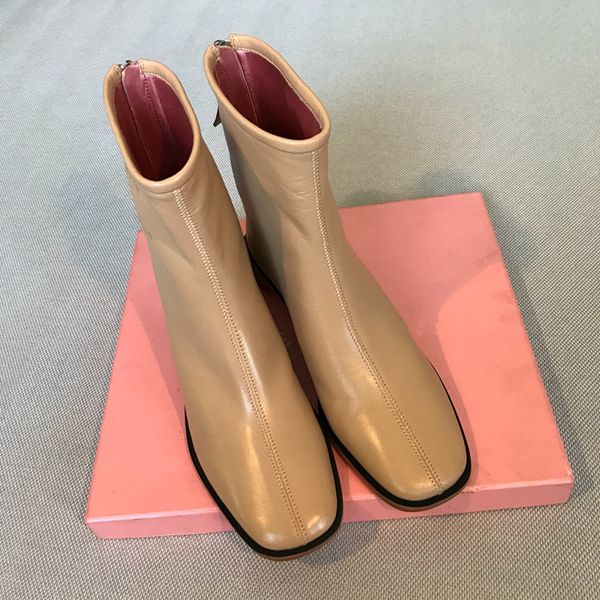 

latest9ss fashion women's casual ankle boots martin boots camp low boot in shiny rubber shoe motorcycle genuine leather flats socks boo, Black