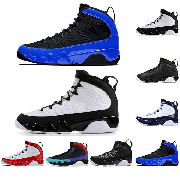 

2020 discount jumpman 9 9s men basketball shoes racer blue gym red unc mens trainers sports sneakers size 7-13