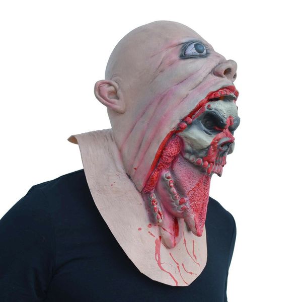 

scary halloween party cosplay alien zombie mask devil mask masquerade cosplay dance party biochemical caps mask