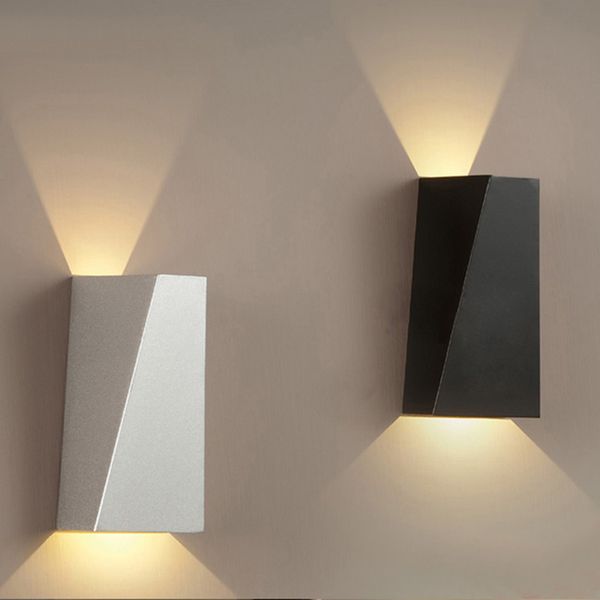 

led wall light super bright modern indoor cob spotlight ip65 waterproof wall sconce - up down outdoor wall lighting fixture