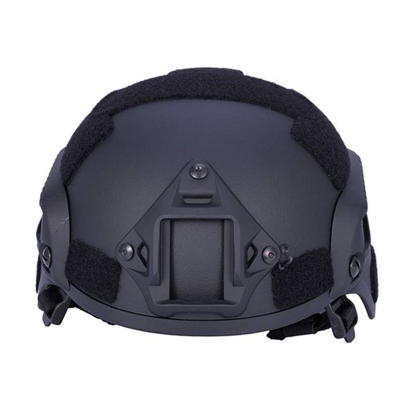 

riding mili tary hunting combat paintball abs helmet with mount rail black