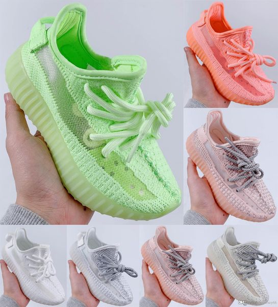 

2020 kanye west kids baby kanye west kids baby v2 shoe shoes boys girls toddler shoes v2 running shoes sports trainers sneakers eur 26-35, White;red