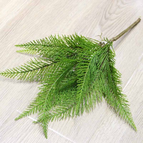 

decorative flowers & wreaths artificial plastic plant green pine branches wedding family party decorations diy christmas holiday wholesale