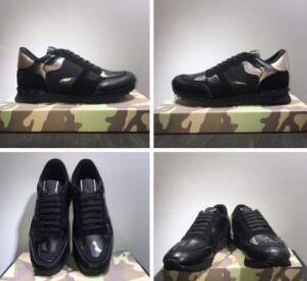 

2019 new hoe fa hion tud camouflage neaker hoe footwear men women flat luxury de igner rockrunner trainer ca ual hoe