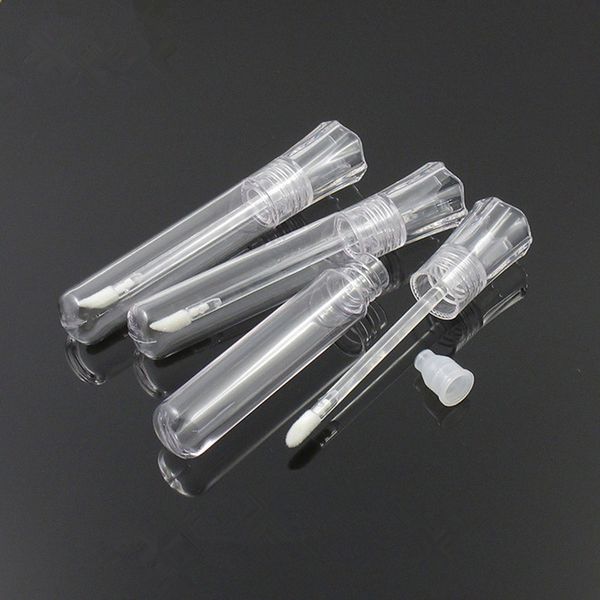 

100pcs 11ml transparent lip oil brush wand tube empty lipstick lip container cosmetic lipgloss packing bottle gloss box