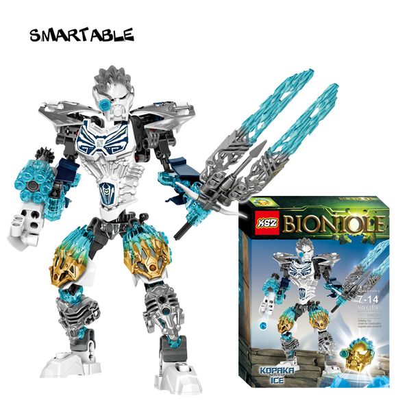 

smartable bionicle 131pcs kopaka ice figures 611-4 building block toys set for kids compatible all brands 71311 bionicle gift