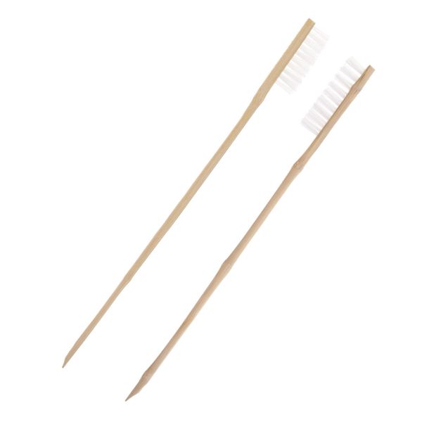 

2 pcs lightweight long handle clean brush for parrot cockateel birdcage