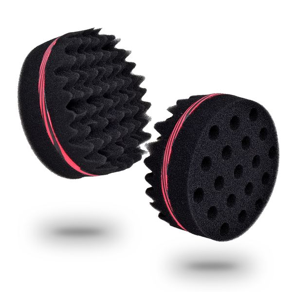 Magic Double Side Arc Shaped Twist Hair Sponge Hair Curl Sponge