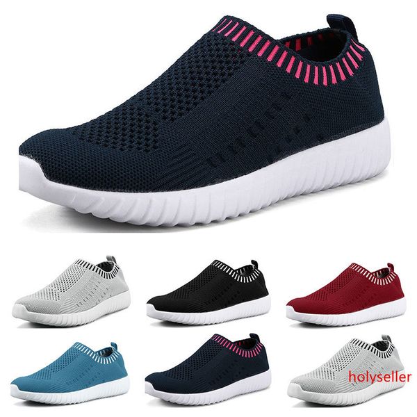 

selling large size women s shoes flying woven sneakers one foot breathable lightweight casual sports shoes running shoes fives