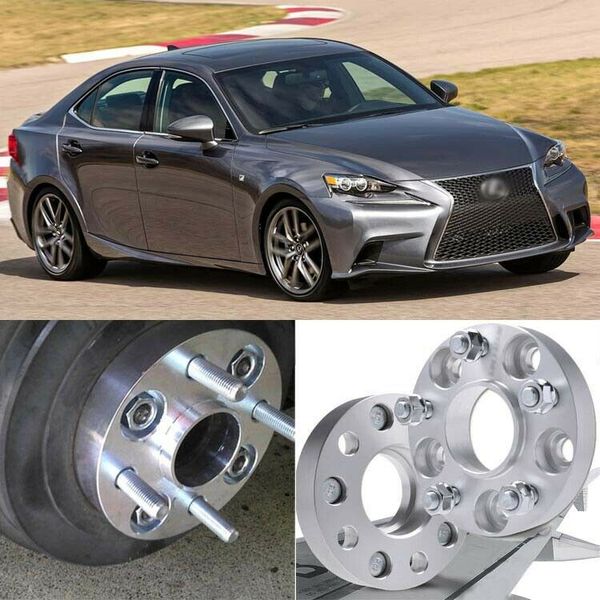 

2pcs 5x114.3 60.1cb 25mm hubcenteric wheel spacer adapters for lexus is/rx/sc/gs