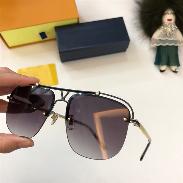 

women man vintage retro round sunglasses gold pink brown shaded oversizded sunglasses new with box numlv181117-7, White;black
