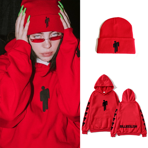 

billie eilish толстовки женщин мужчины streetwear девушка красные одежды harajuku рубашку шапочки новые толстовки циндилиндер bad, Black