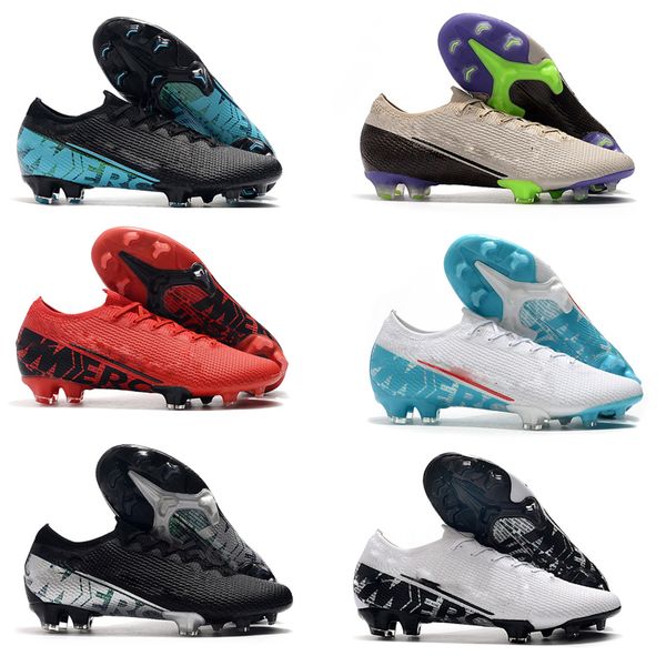 

mercurial superfly vii 7 360 elite fg cr7 ronaldo neymar njr mens boys high ankle soccer shoes football boots cleats size 39-45, Black