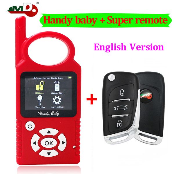 

v9.0.5 handy baby can generate remote auto key programmer for 4d/46/48 chips support multi-languages with 1pc jmd super remote