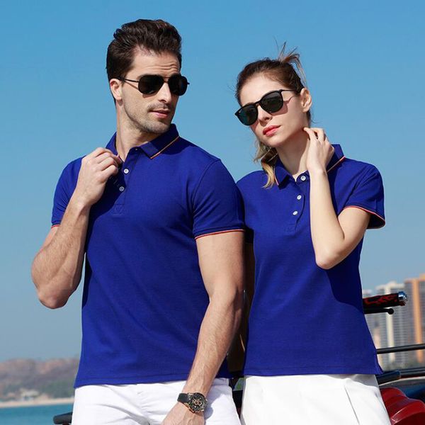 

рубашка с коротким рукавом лето новых мужчин / женщин рубашки способа высокого качества вскользь твердая одежда топы, White;black