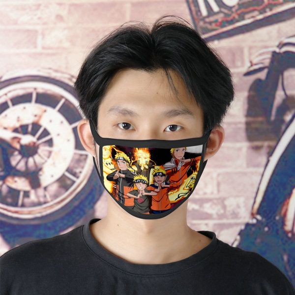 

2020 naruto ao cubrebocas designer tapabocas reusable face mask for homme cartoon face mask sale