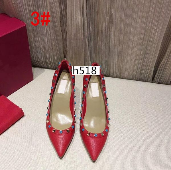 

latest luxury black patent leather women pointed toe pumps fashion rivet stiletto high-heeled shoes