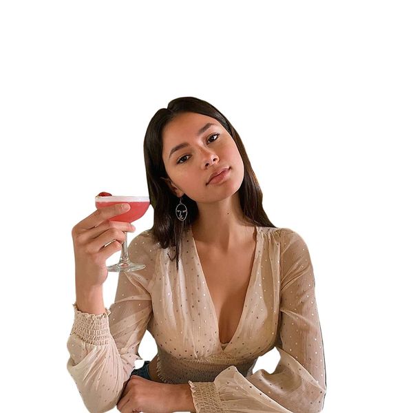 

women ins street fashion crop blouse long lantern sleeve v-neck mesh shirt lady summer ropa de mujer rz*, White