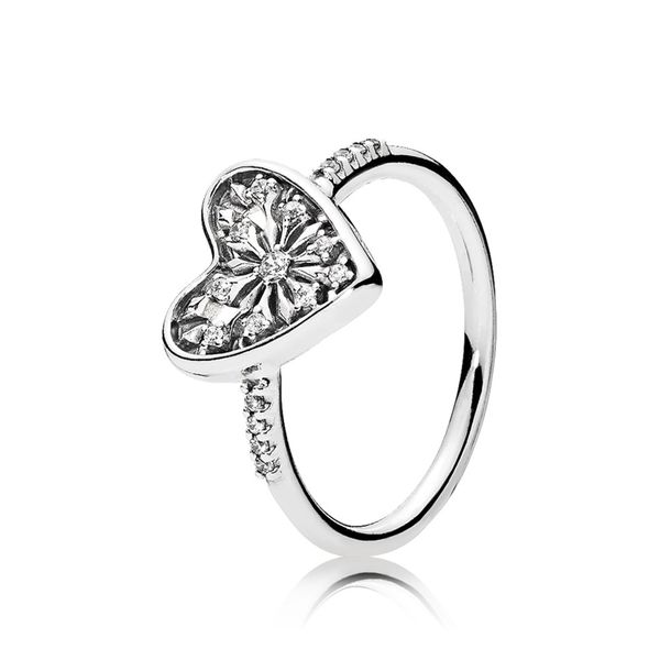 

925 sterling silver rings heart of winter ring for women wedding engagement jewelry