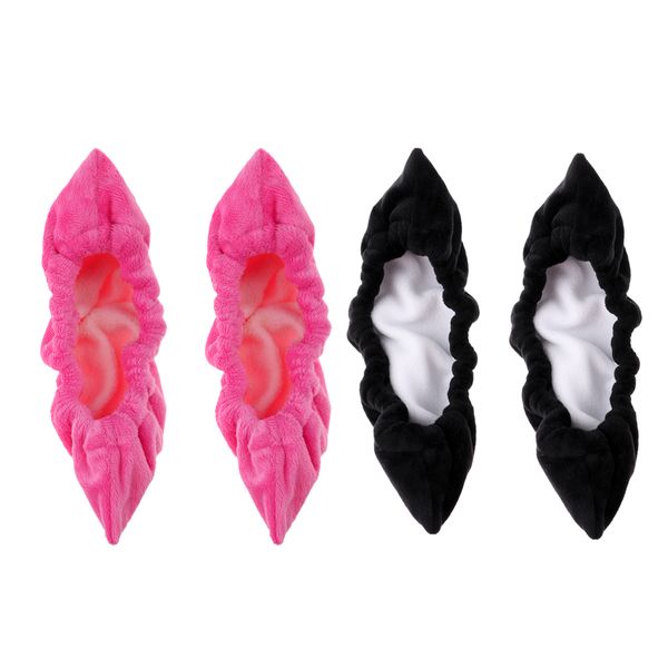 

2 pairs of soft terry cloth blade guards covers for ice hockey figure skate