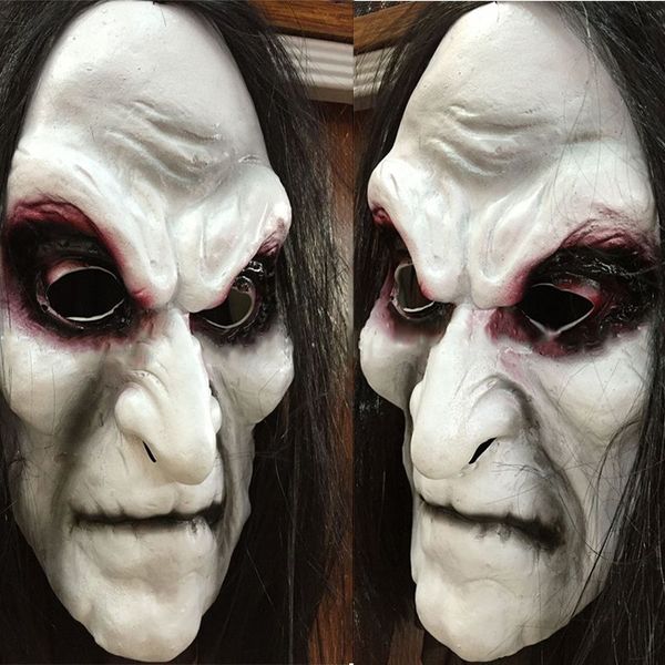 

halloween zombie mask props grudge ghost hedging zombie mask realistic masquerade halloween long hair ghost scary