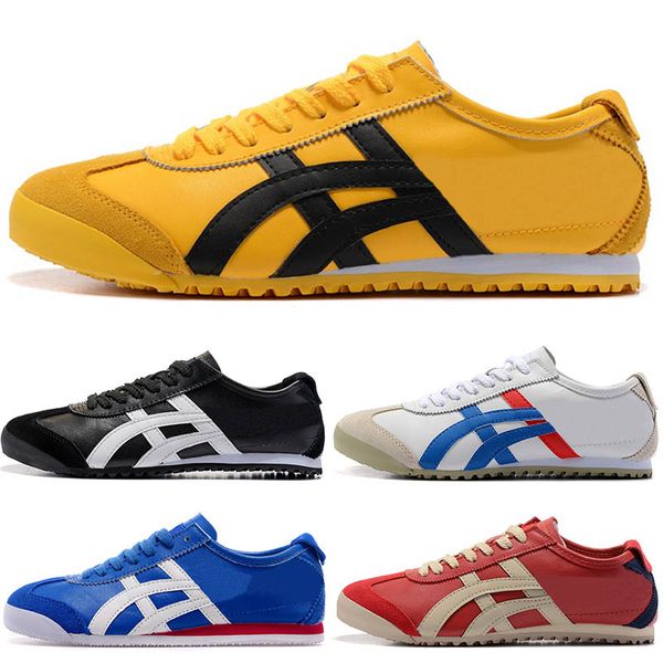 

Jogging GEL Asic Onitsuka Tiger Mexico 66 Trainers Mens Womens Tennis shoes Fashoin Yellow White Gold Black Men Designer Sports Sneakers