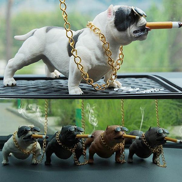 

car dog decoration creative resin car interior fashion simulation dog doll interior accessories ornaments