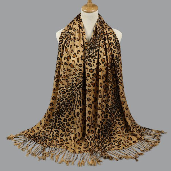 

fashion new women leopard print scarves autumn winter ladies shawls wraps with tassle cotton linen shawl scarves, Blue;gray