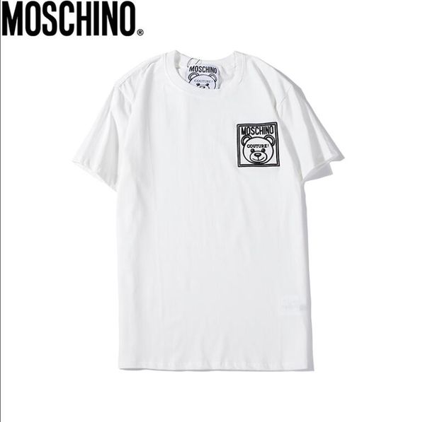 

2019 selling designers t-shirt men's shirt t-shirt fashion summer tide brand letter printing luxury men's shirt clothing--3, White