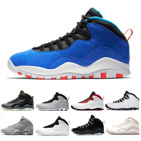 

new 2019 tinker huarache light 10s basketball shoes cement 10 westbrook i m back white black cool steel grey men sports sneakers 41-47