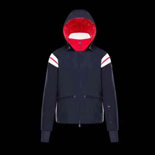 

n f -16 g8021-whiteiswhite men casual jacket outdoor warm outfit coat man fashion hooded outerwear coat, Black