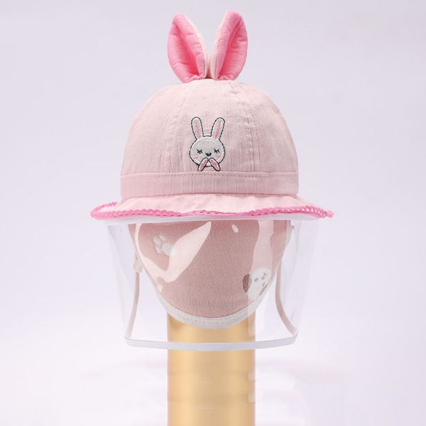 

anti-splash hat protective hat protection outdoor cover kids babys fisherman cap anti dust cover full face eye protect