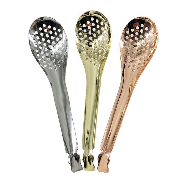 

kitchen flatware creative spoon water leakage spoons metal bar spoons home dining tableware silver gold wholesale