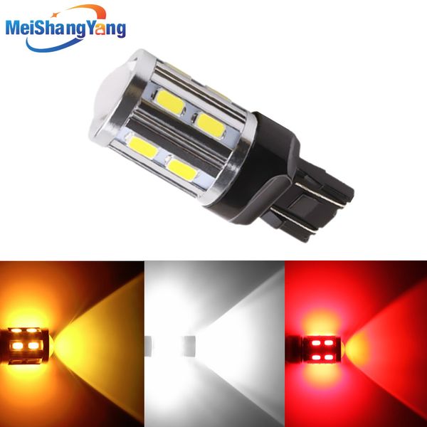 

car lights 7443 7440 3157 3156 1156 1157 ba15s bay15d led bulbs white w21/ 5w high power brake turn signal auto lamps 12v red