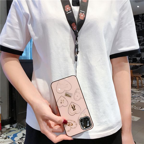 

luxury designer for apple iphone 11 pro max xs x xr 6 7 8 plus case luxury diamond glitter love back cover for iphone11 11pro