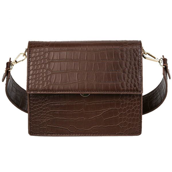 

2020new women's handbag fashion pu leather crocodile pattern shoulder crossbody bag ladies hand bag