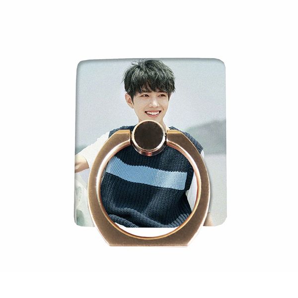 

xiao zhan seaside p chen qing ling mobile phone holder ring the untamed wei wuxian mobile phone holder stand fans collection, Blue;slivery