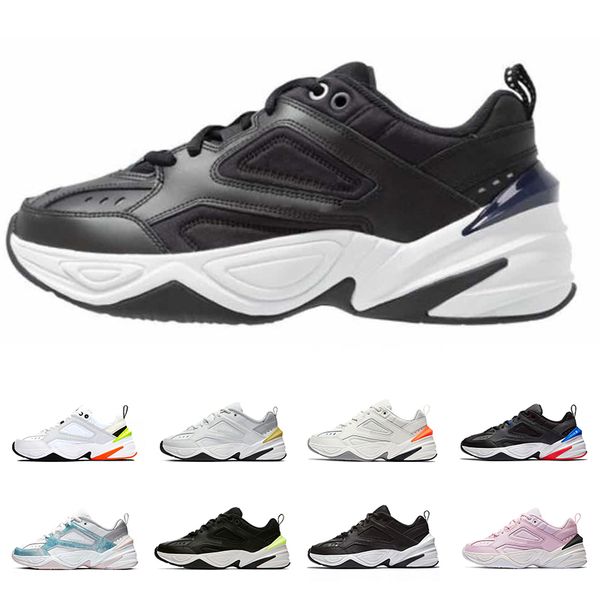 

2019 New Air M2K Tekno V2 Running Shoes For Men Women Triple White Black Designer Sports Jogging Walking Hiking Sneakers Trainers Size 36-45