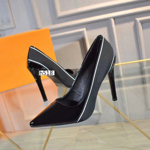

wholesale high heel women leather dress shoes designer black stiletto heel shoes women wedding party dress shoes size 40