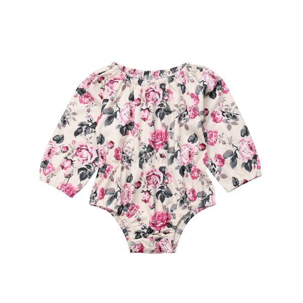 

новое поступление новорожденный малыш малыш baby girls romper повседневная популярная o-образным вырезом одежда наряд с длинным рукавом комб, Blue