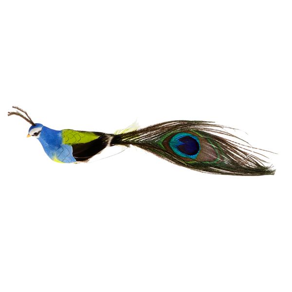 

creative decor gift bird ornaments small peacock model toy garden sculpture